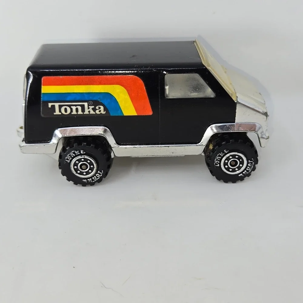 Tonka Chrome Rainbow Pressed Steel Lot of 5 1979 4 x 4 Truck Jeep Van Race Car